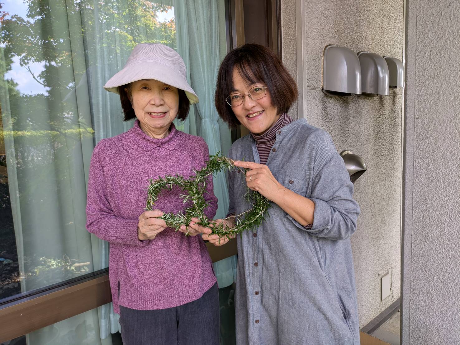 11月ラベンダーでリースをつくってみました